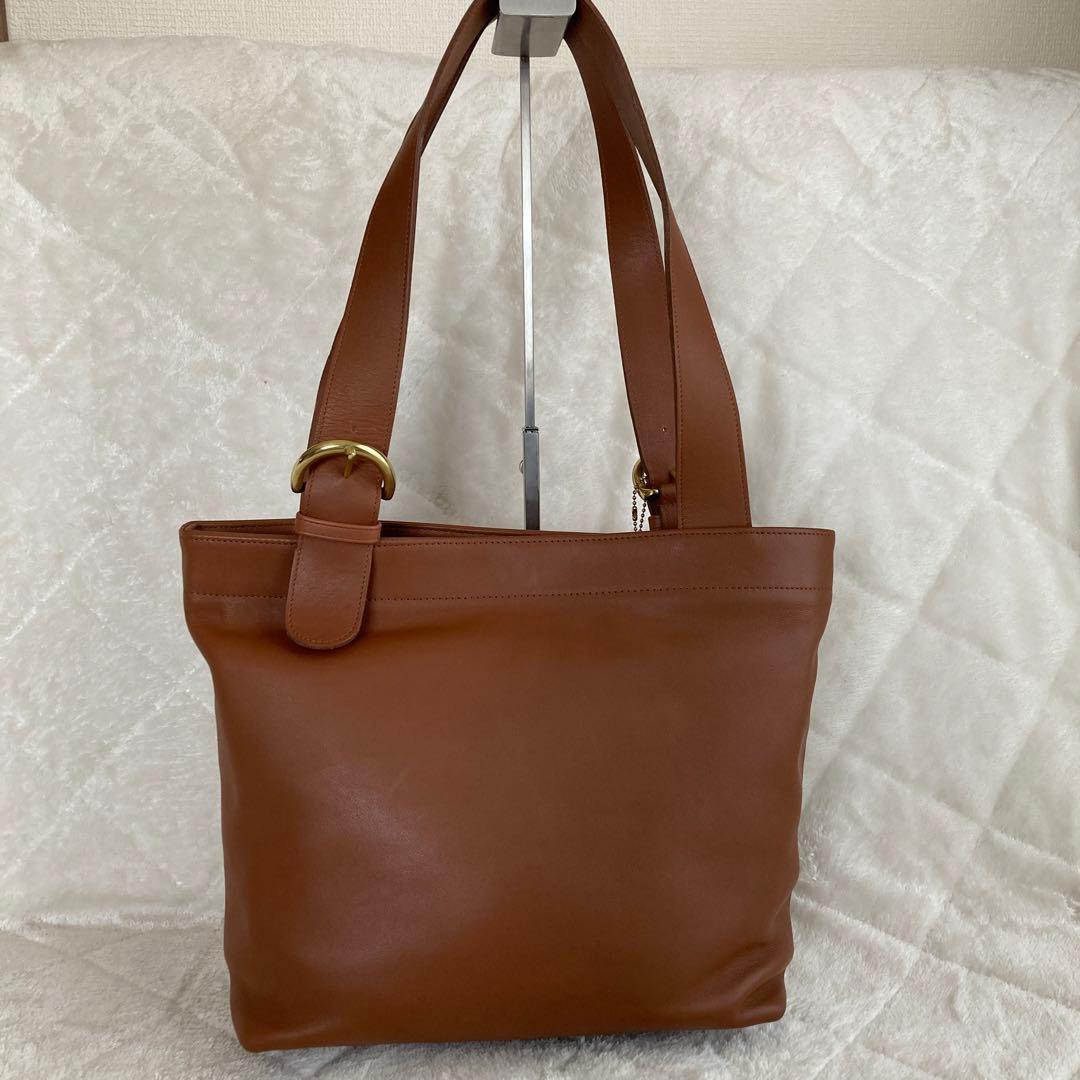未使用に近い【COACH】オールドコーチ　ショルダーバッグ　レザー　4140