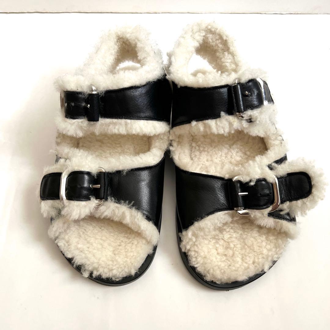 ぴーこ様 Deuxieme Classe FUR DELUXE ファーサンダル