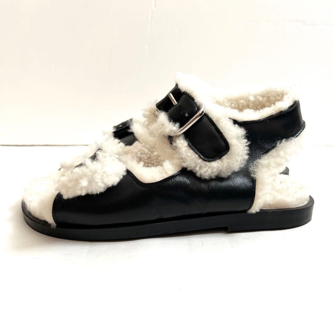 ぴーこ様 Deuxieme Classe FUR DELUXE ファーサンダル