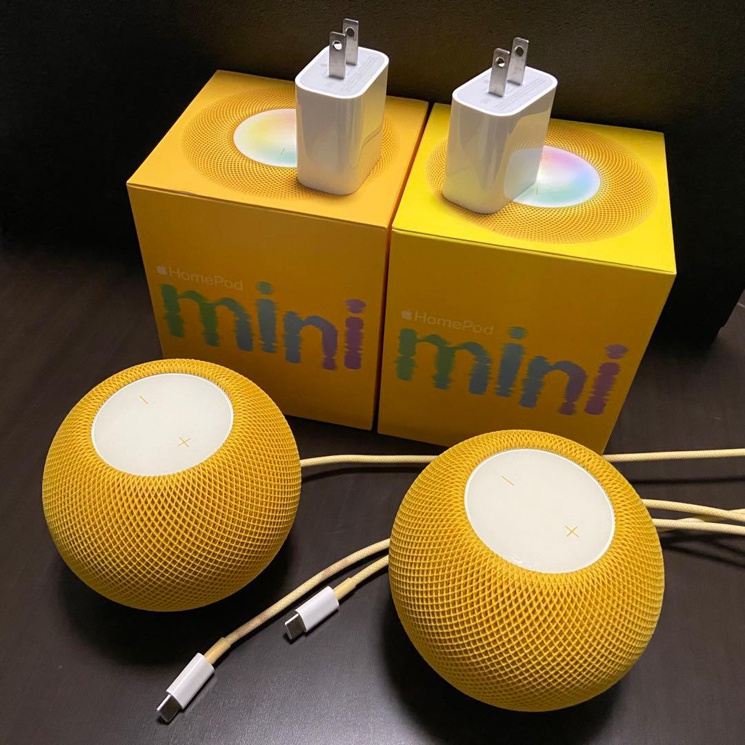 【美品】Apple Pod miniイエロー 2個セット