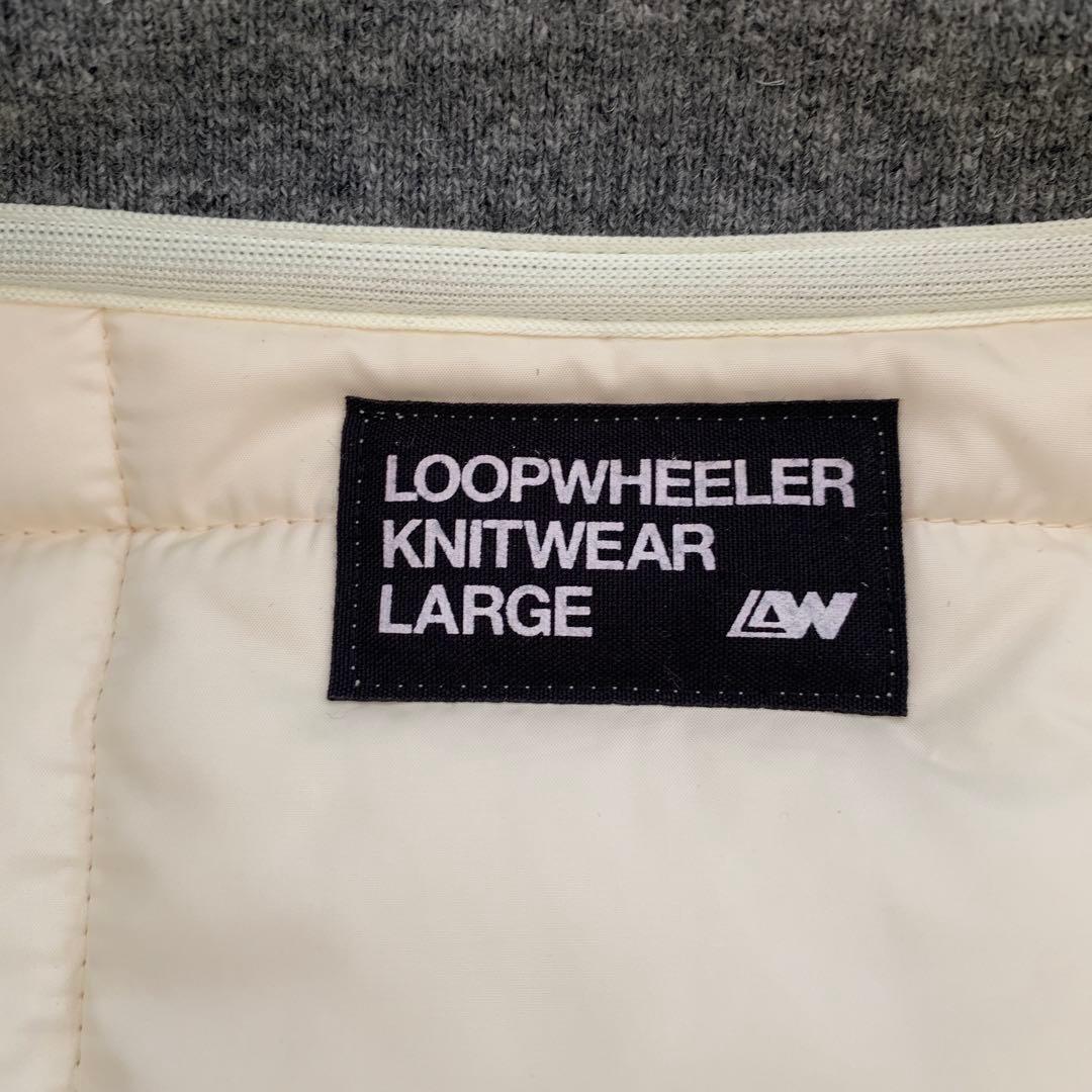 ぐ*ん様 LOOPWHEELER ループウィーラー　背面ダウン入りスタジャン