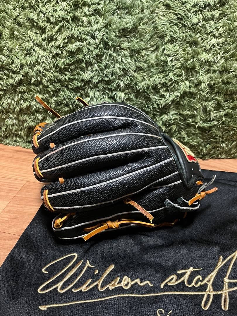 ウィルソンスタッフ デュアル 軟式内野手用87型 　ブラックスーパースキン