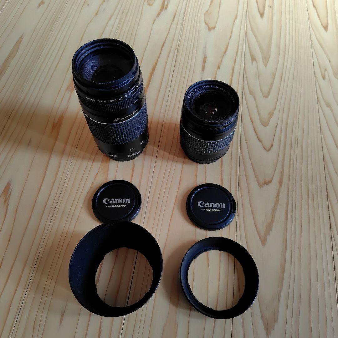 Canon EF 28-80mm & EF 75-300mm ズームレンズセット