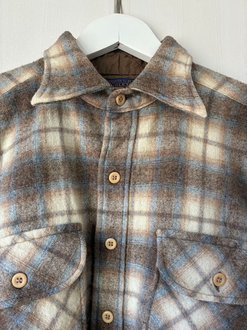 70s ビンテージ pendleton ペンドルトン ウールシャツ USA