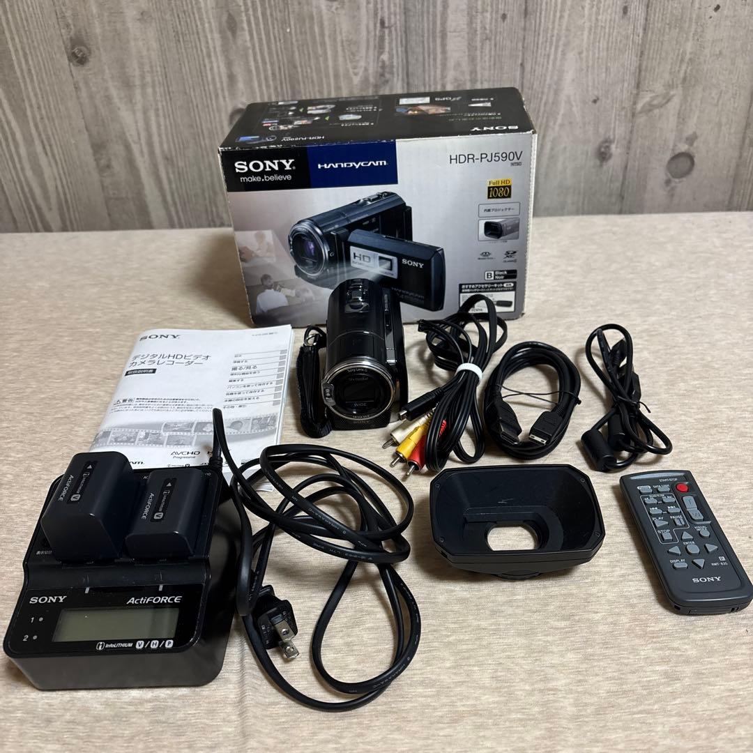 SONY HDR-PJ590V ビデオカメラ
