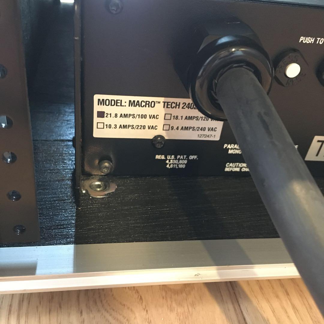 AMCRON 2402 アムクロン　業務用　パワーアンプ THX認定モデル