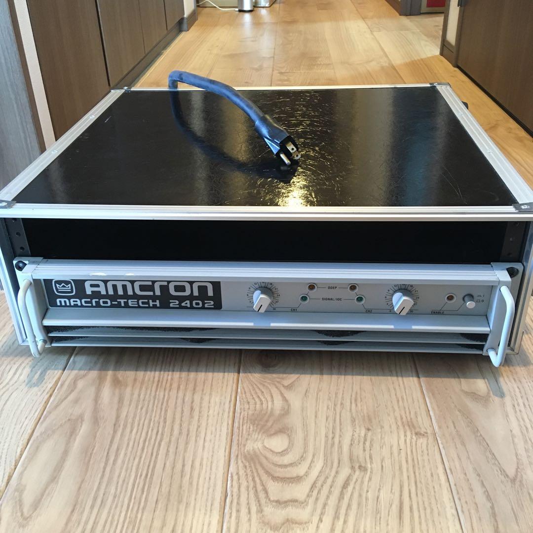 AMCRON 2402 アムクロン　業務用　パワーアンプ THX認定モデル