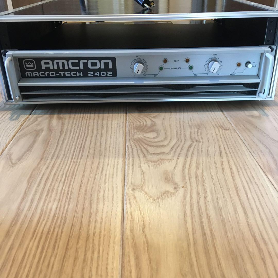 AMCRON 2402 アムクロン　業務用　パワーアンプ THX認定モデル