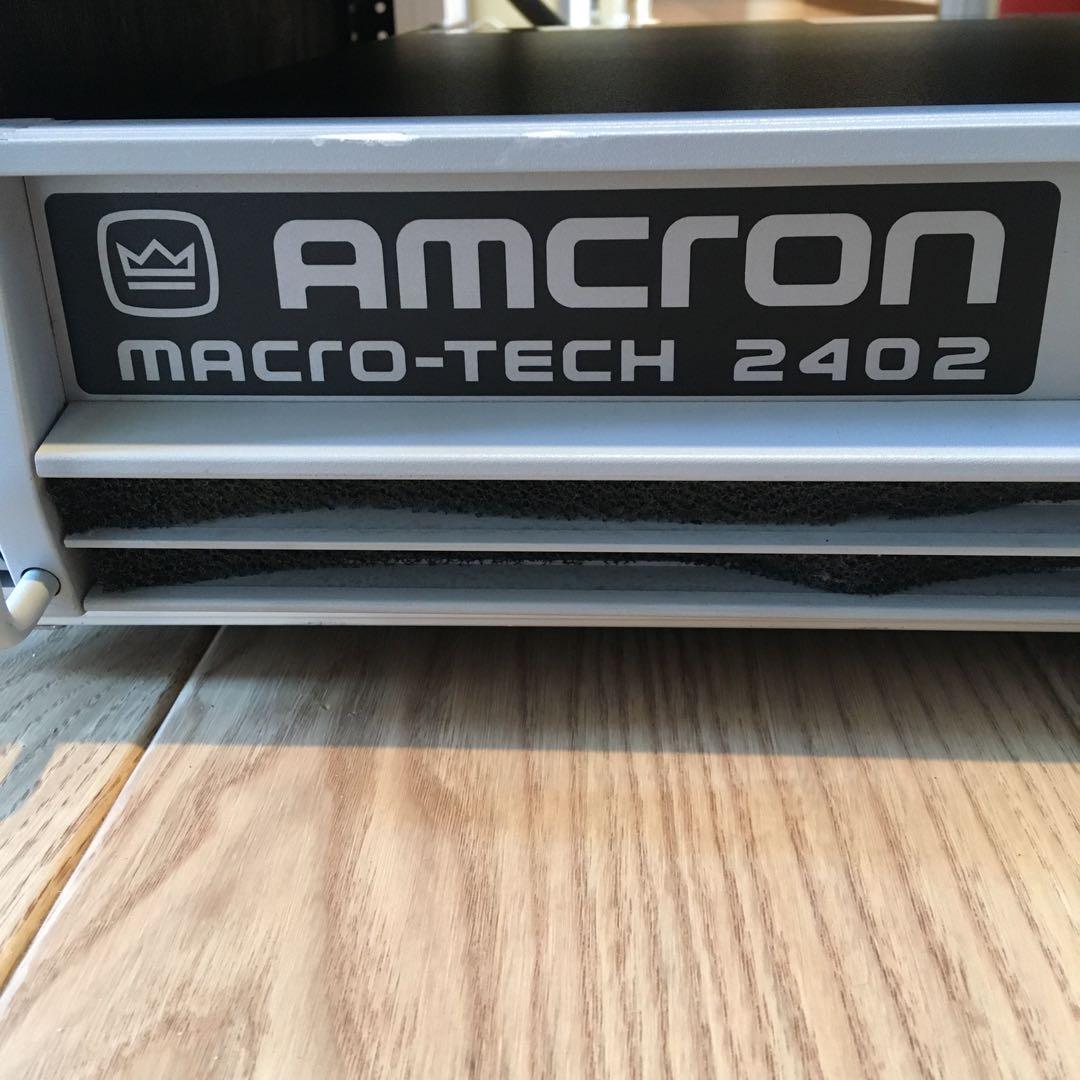 AMCRON 2402 アムクロン　業務用　パワーアンプ THX認定モデル