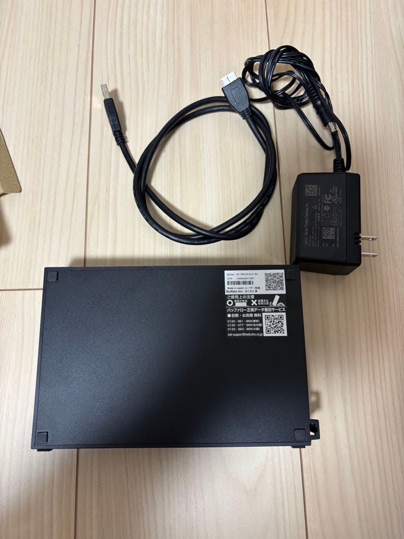 バッファロー 外付けハードディスク HD-NRLD2.0U3-BA 2TB