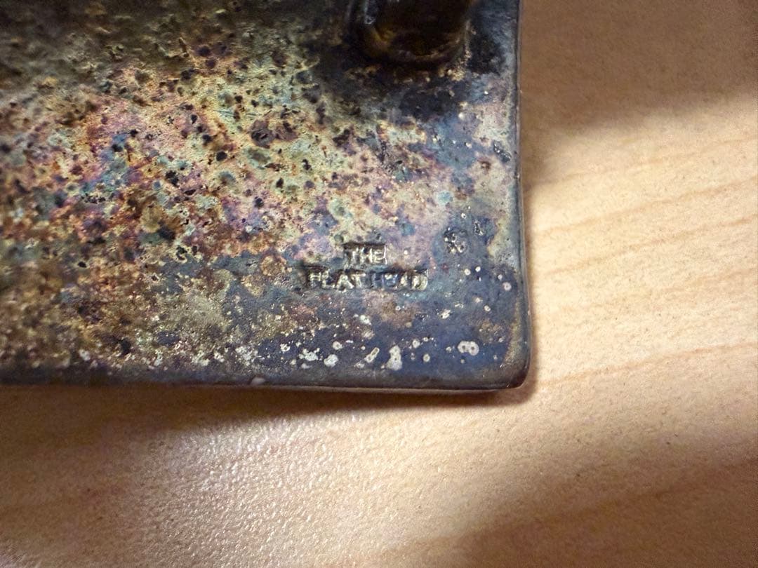 フラットヘッド　レザーベルト　30インチ