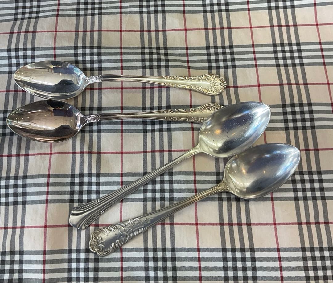 カトラリーセット　9点/390g 銀色　銀　シルバー　　1724