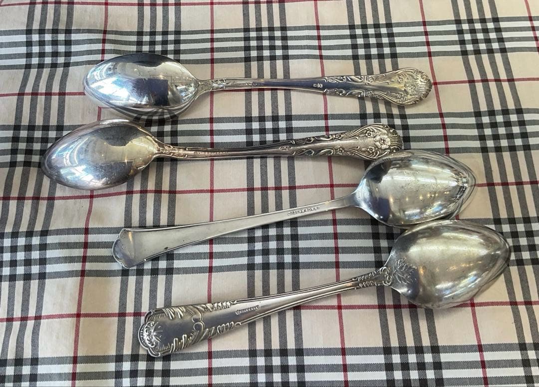 カトラリーセット　9点/390g 銀色　銀　シルバー　　1724