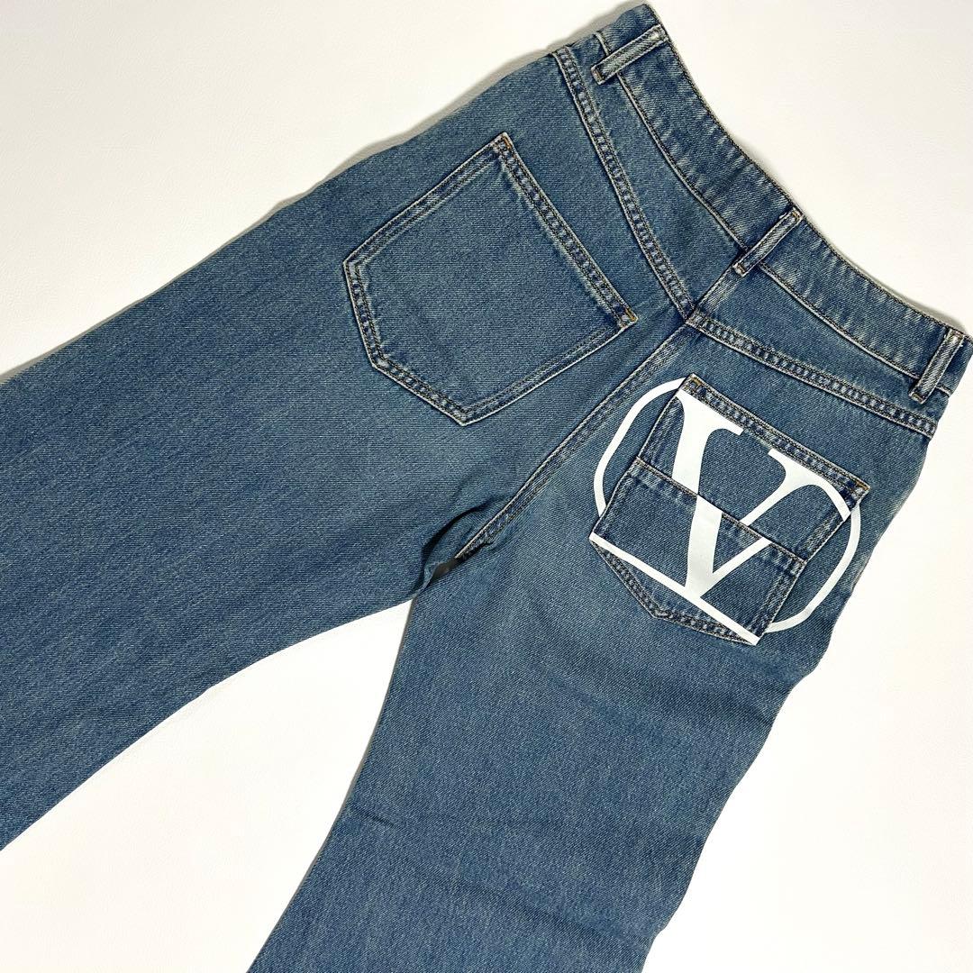 VALENTINO【正規品】デニムジーンズレディース 25フレアインディゴブルー