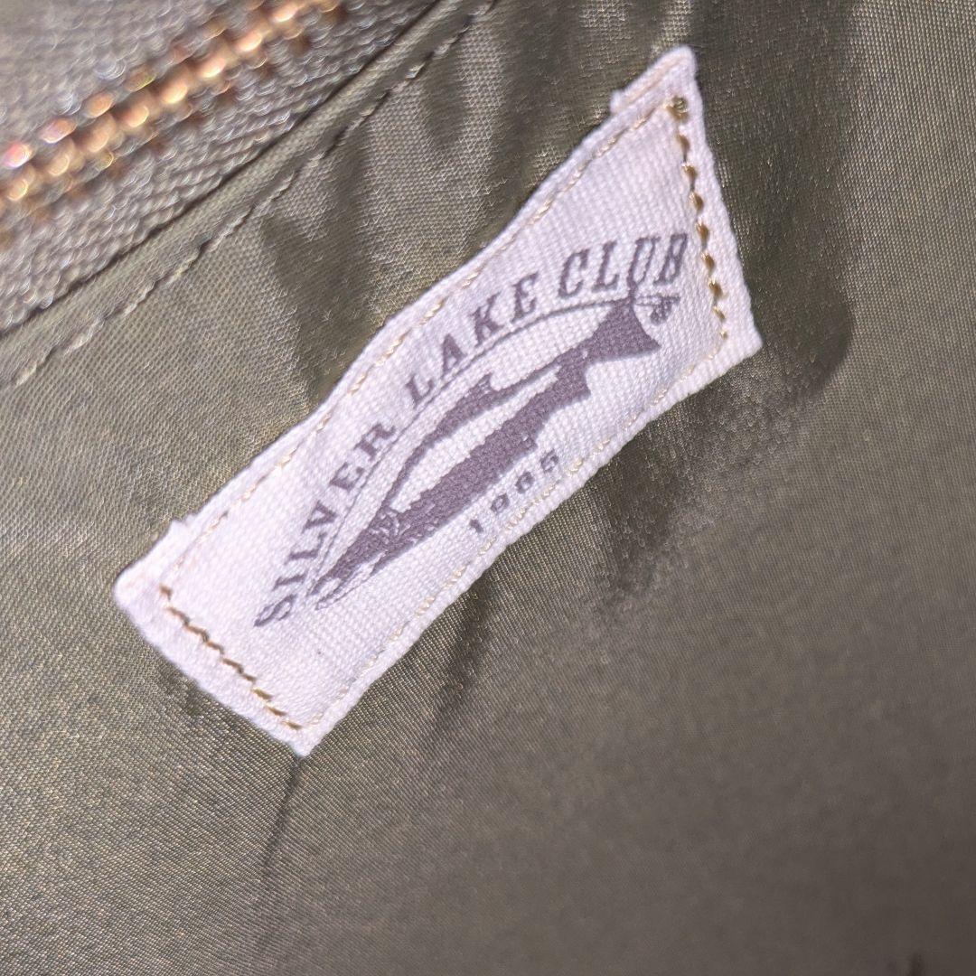 未使用タグ付！シルバーレイククラブ2wayショルダーバッグ帆布キャンバスグリーン