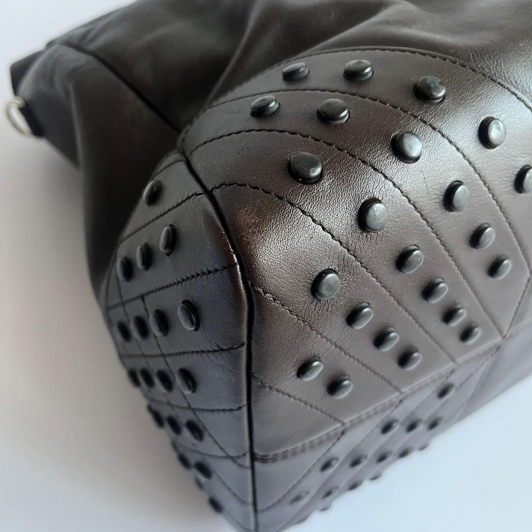 ✨️極美品✨️ TOD's メンズ　トートバッグ　レザー　ブラウン　ハンド