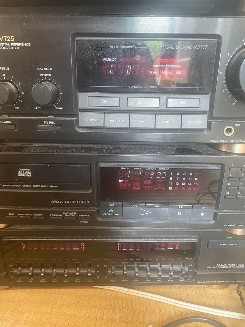 ソニー　リバティー　LBT-V725 CD カセット動作品