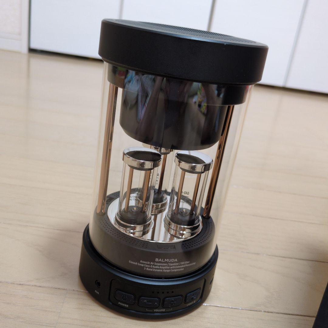 【中古美品】バルミューダ　BALMUDA スピーカー　M01A-BK ブラック