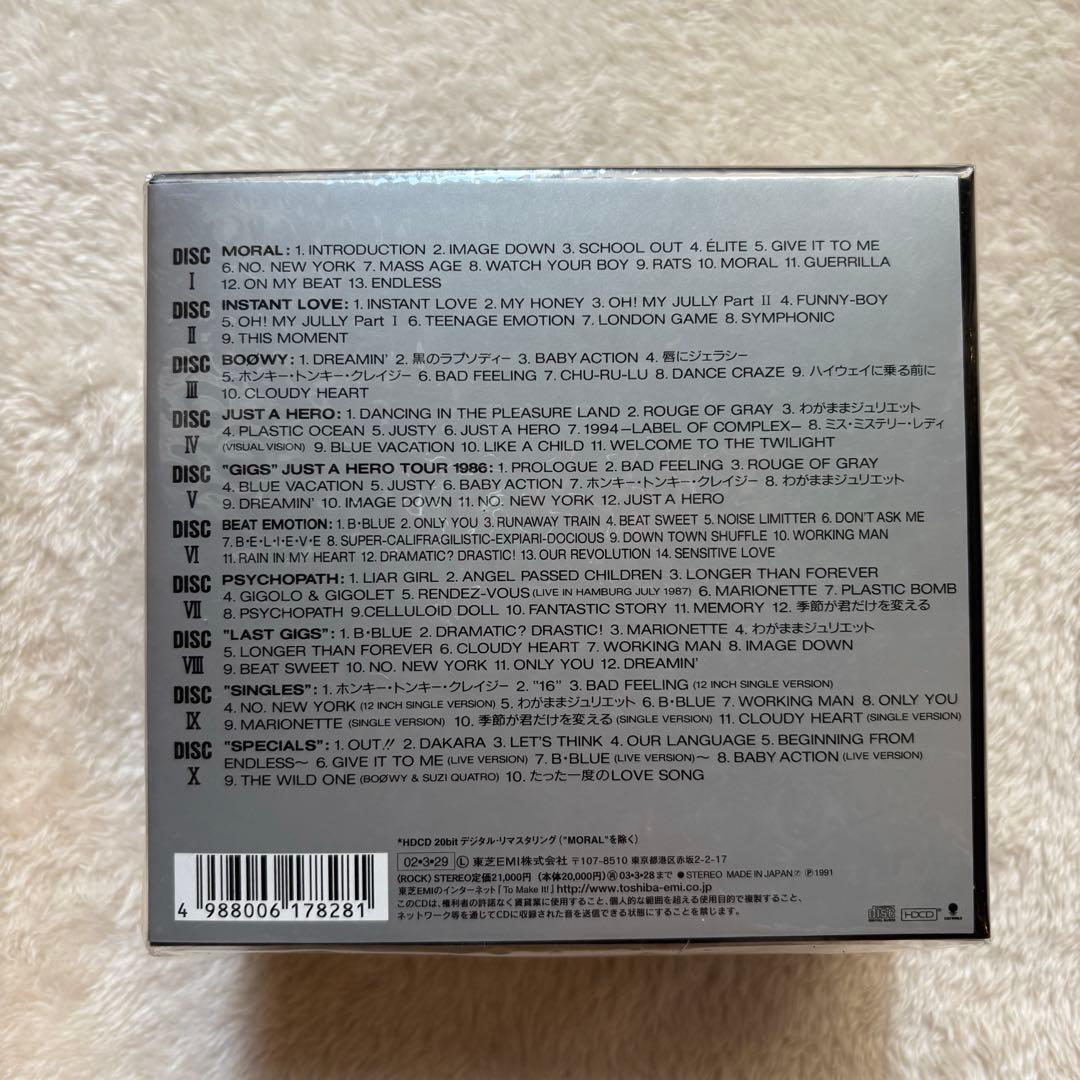 未開封，BOØWY COMPLETE 20周年記念エディション