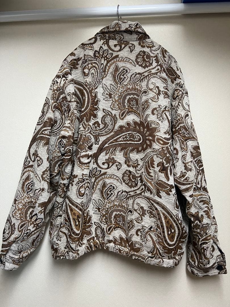 ペイズリー柄　セットアップ　ゴブラン織り　総柄