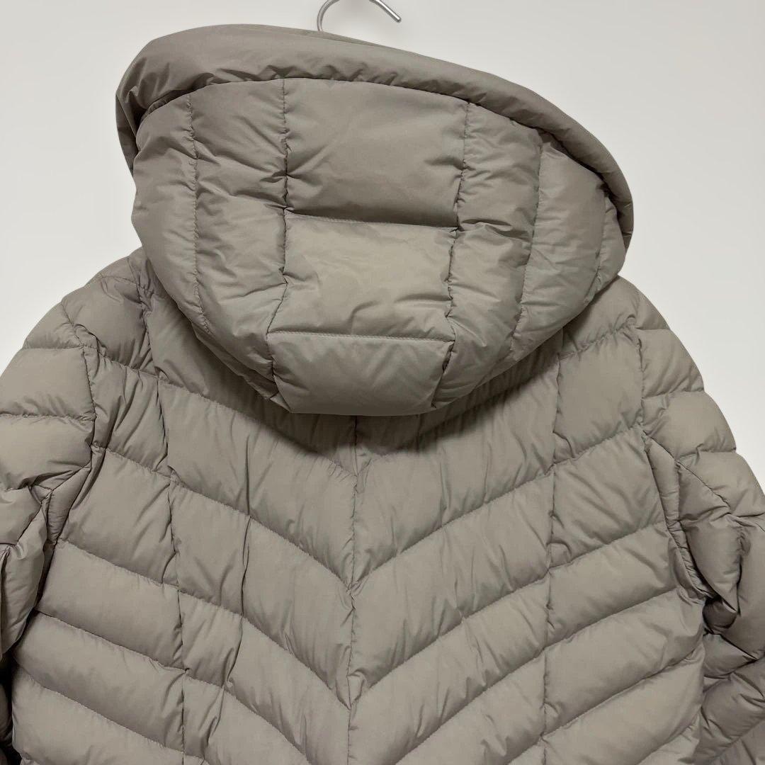 LAUTREAMONT グレージュ 　アイボリー　フード付き ダウンコート