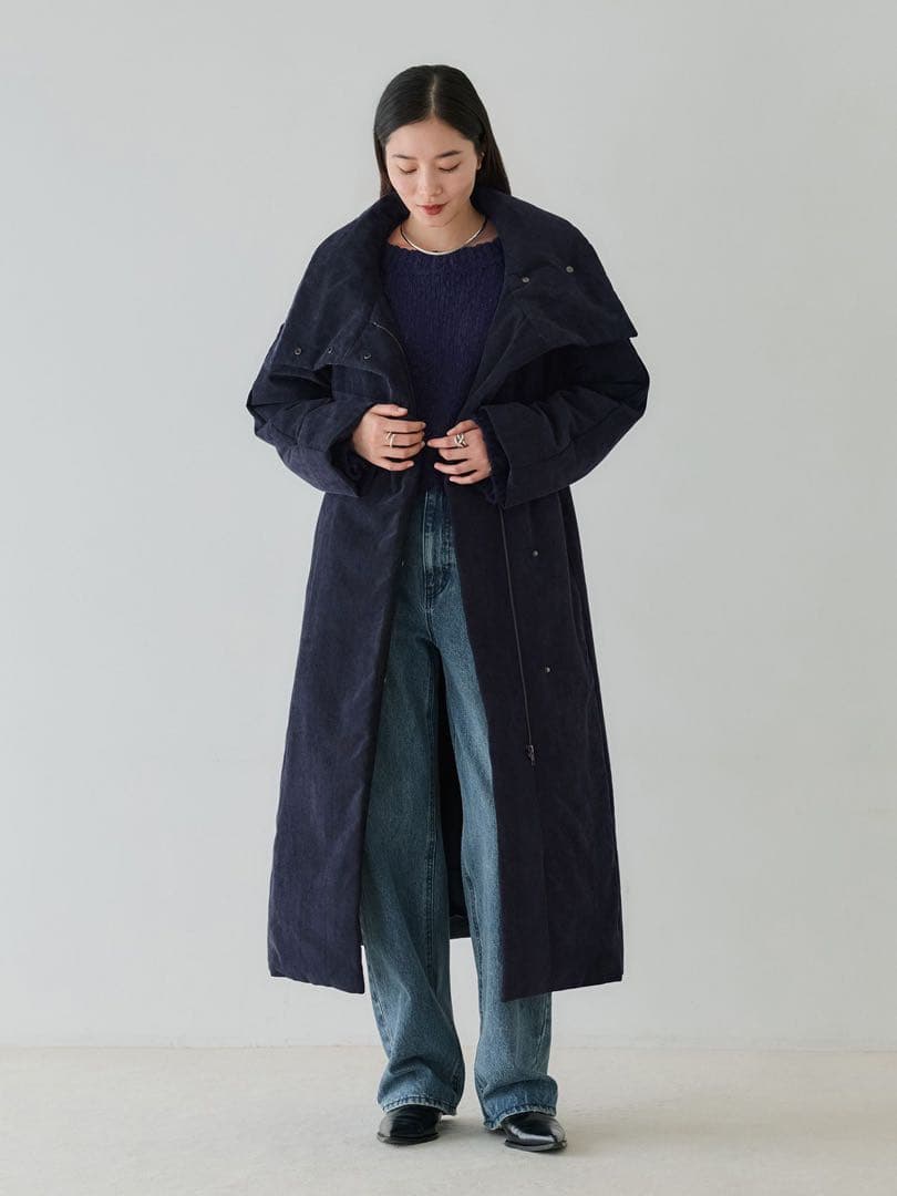 【crewre】コーデュロイシートダウンコート　サイズ1