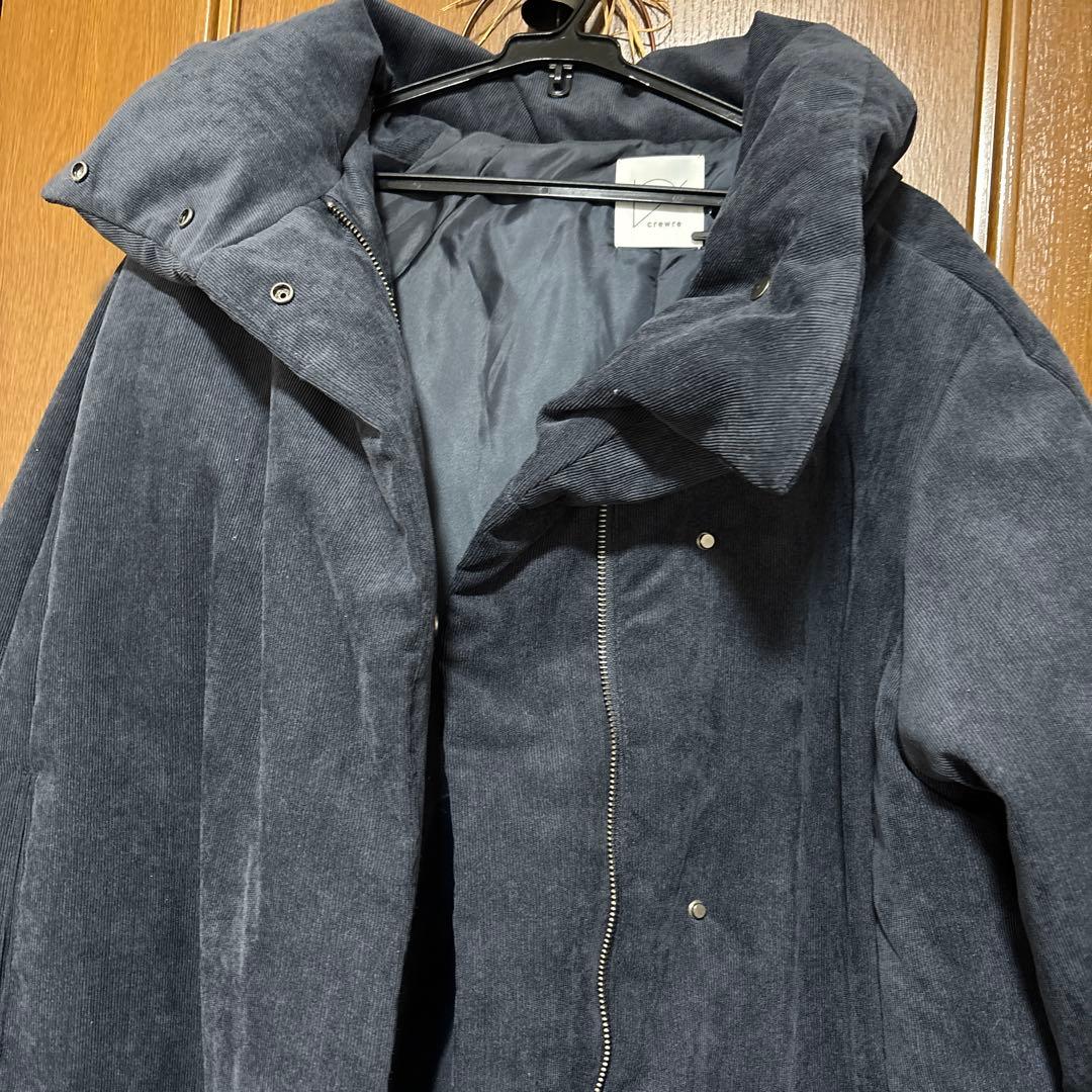 【crewre】コーデュロイシートダウンコート　サイズ1