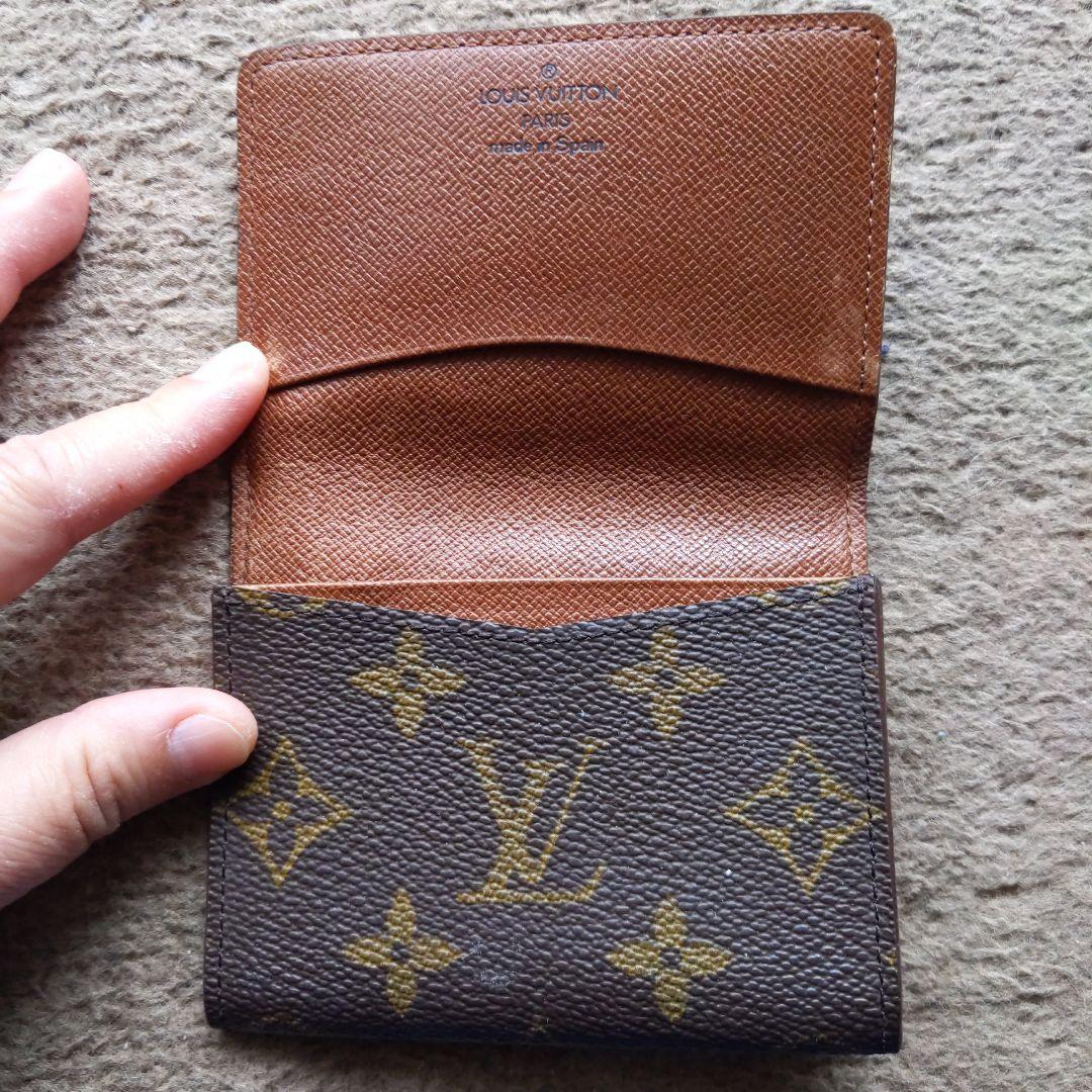Louis Vuitton ダークブラウン 名刺入れ