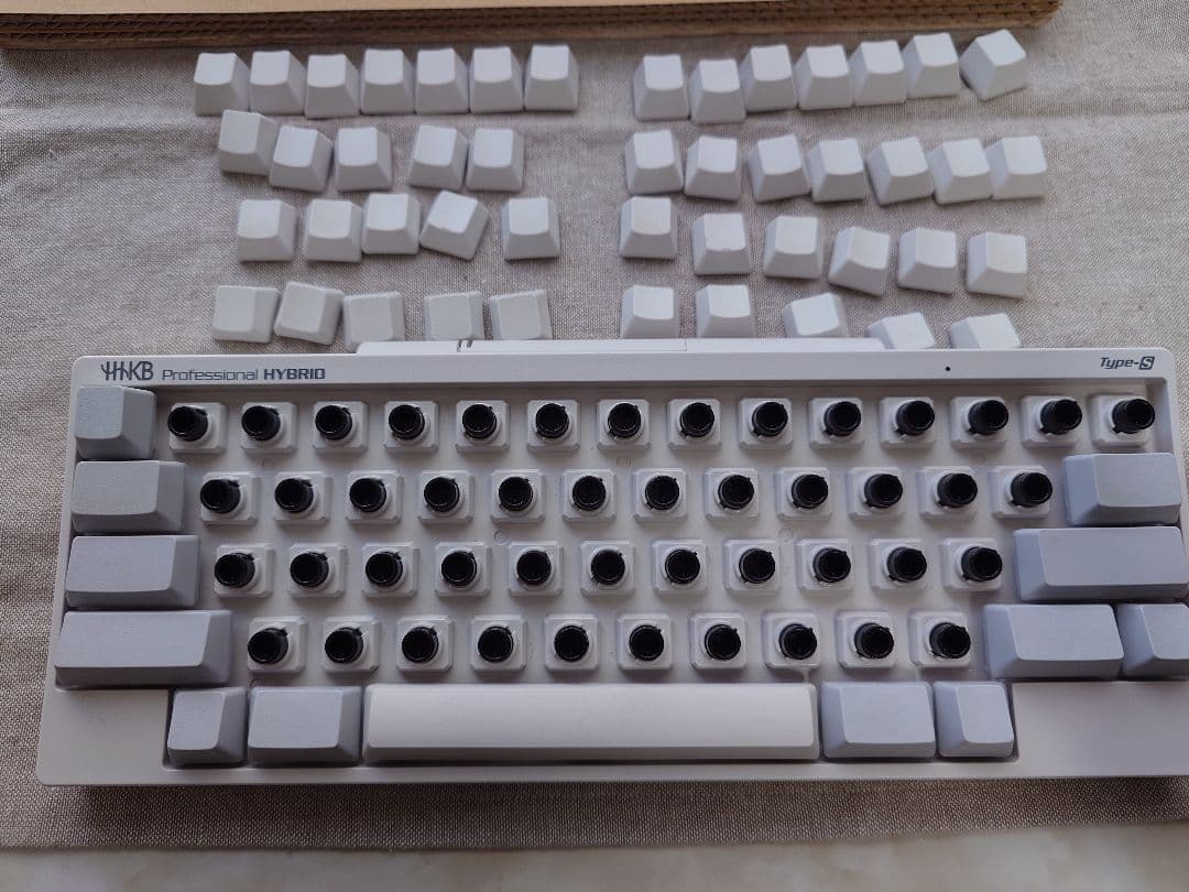 HHKB Professional HYBRID S 英語/白　 無刻印キー付き