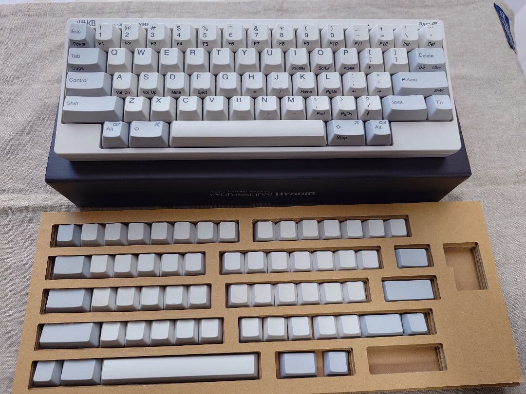 HHKB Professional HYBRID S 英語/白　 無刻印キー付き