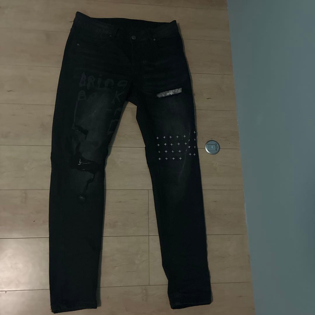 ksubiブラックデニムパンツ 30