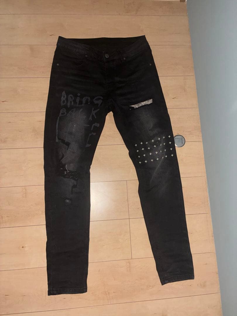 ksubiブラックデニムパンツ 30