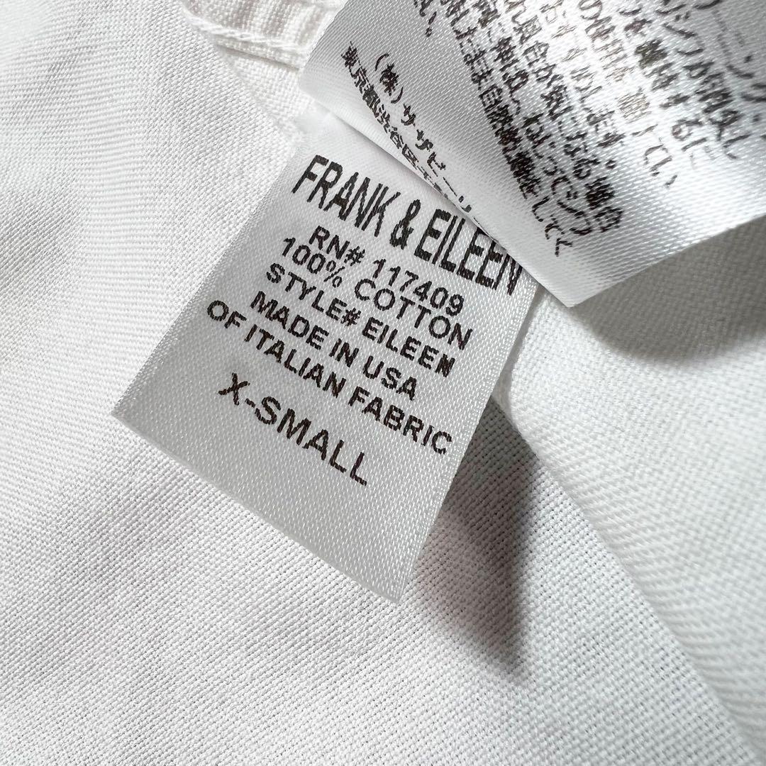 フランク&アイリーン Eileen 鹿の子 スキッパーシャツ XL相当 正規品