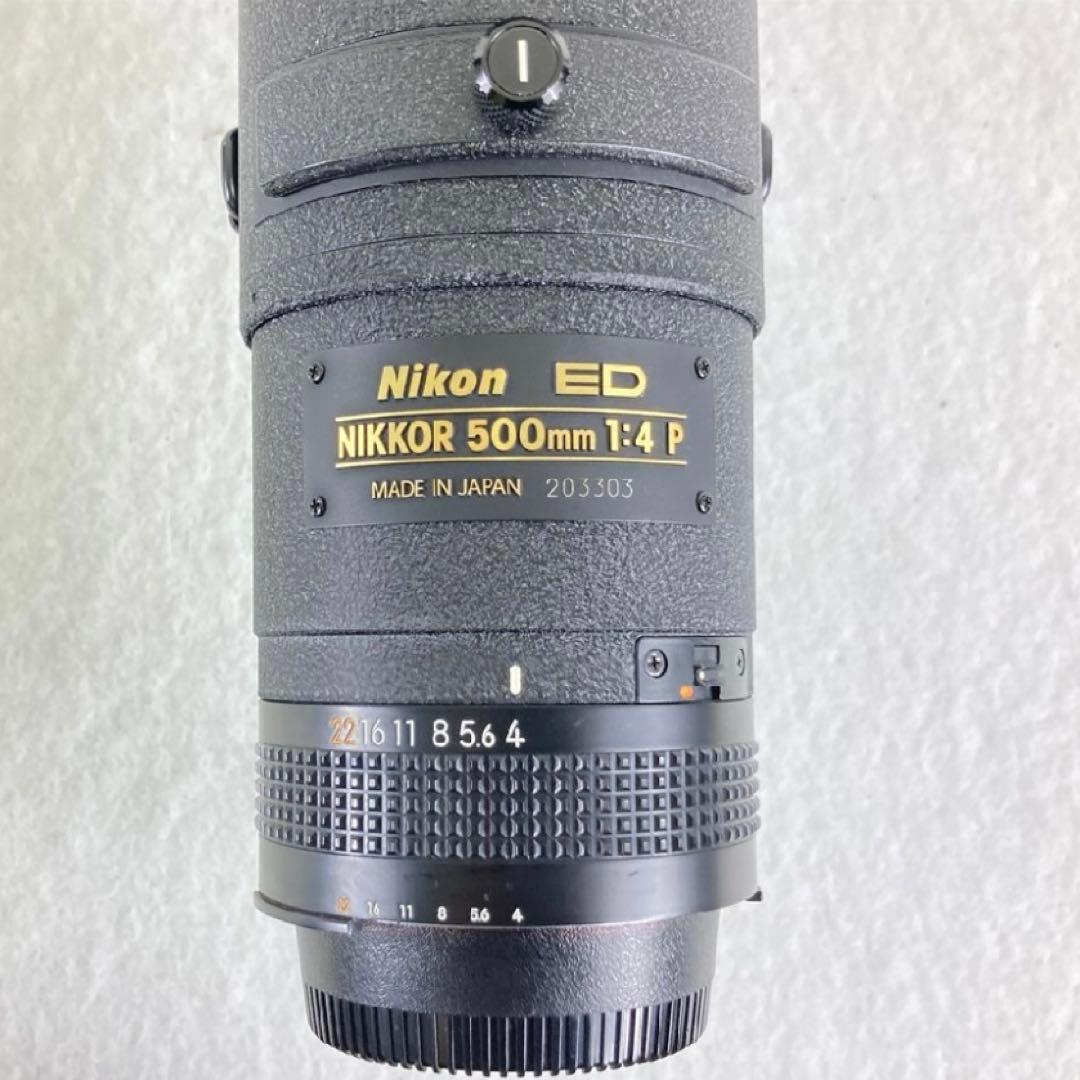 【外観美品】Nikon NIKKOR 500mm F4 P 超望遠　ジャンク
