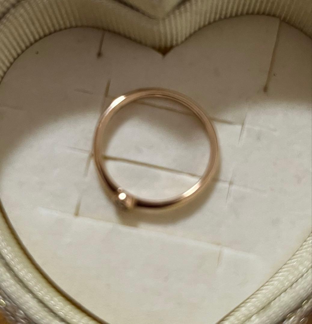 サマンサティアラ K10 ダイヤモンドリング 7号