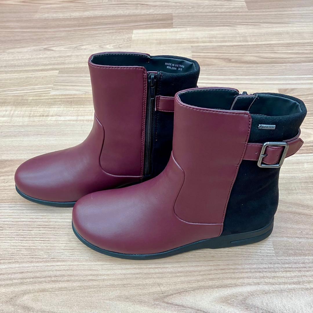 マドラスウォーク ゴアテックス素材　ショートブーツ 24.0cm 強力防滑底