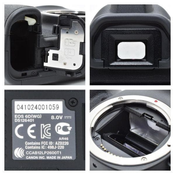【美品】キャノン Canon EOS 6D ボディ＃3379