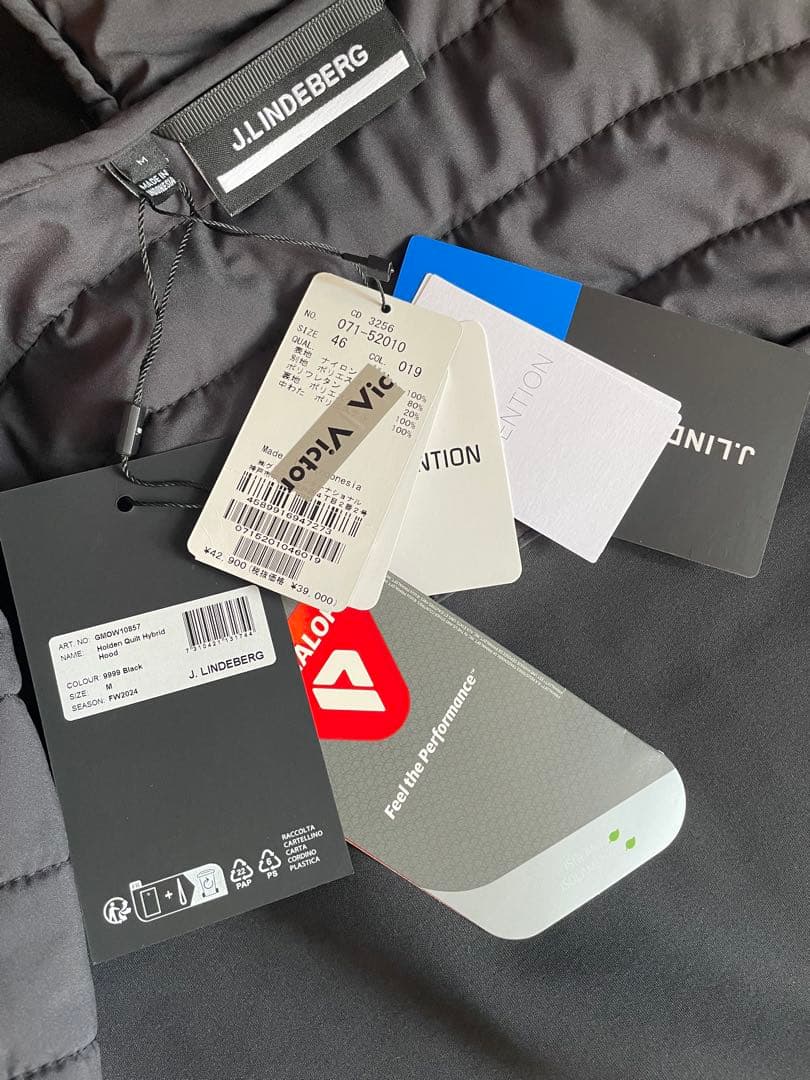 新品J.LINDEBERG ゴルフウェア ジャケット　Mサイズ