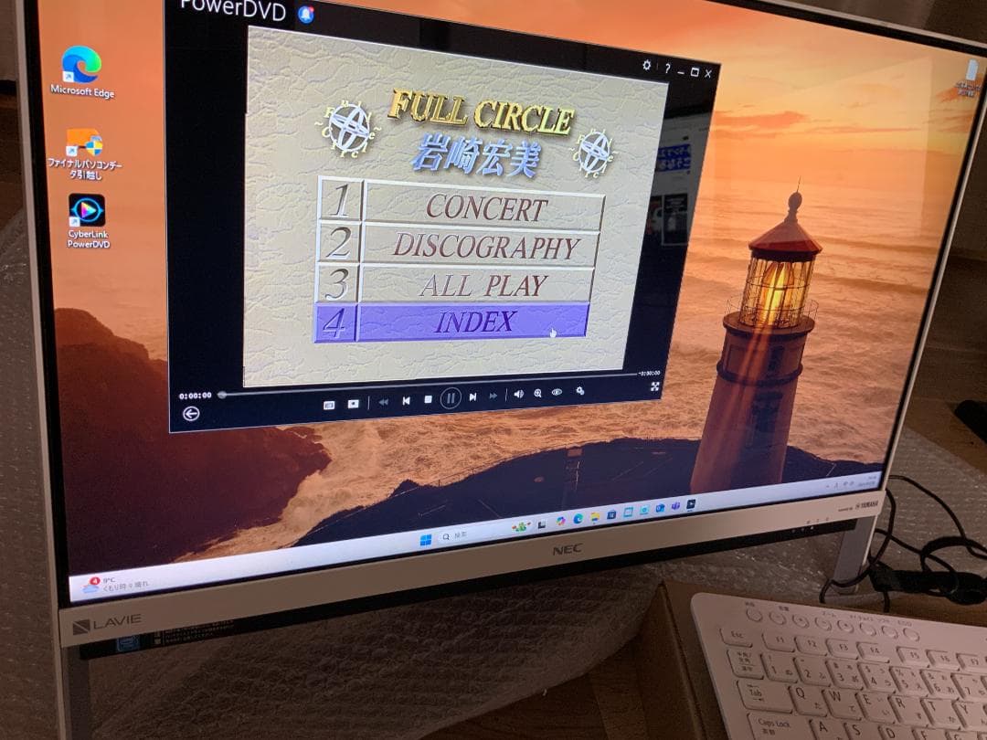 Windowsデスクトップ NEC PC-DA350HAW/Win11/4GB/Celeron3865U