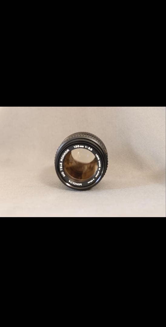 Minoltaの単焦点レンズ3本