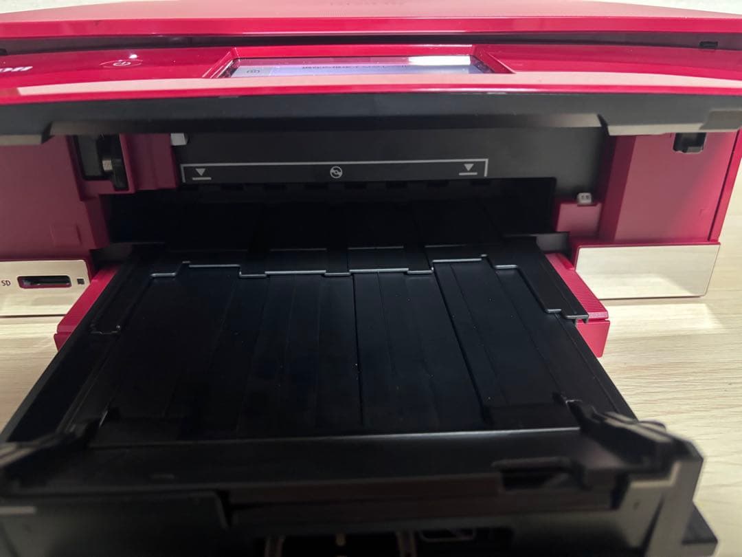 ほぼ新品　Canon TS8430 インクジェットプリンター レッド 動作品