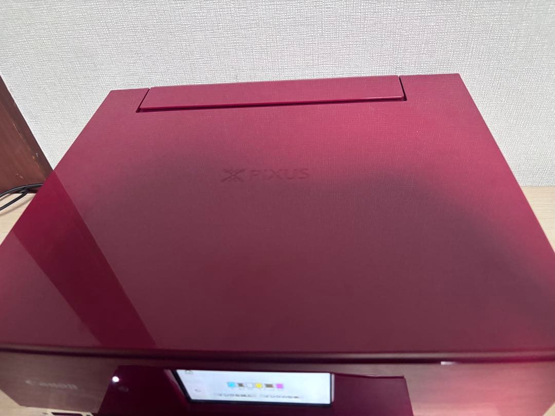 ほぼ新品　Canon TS8430 インクジェットプリンター レッド 動作品