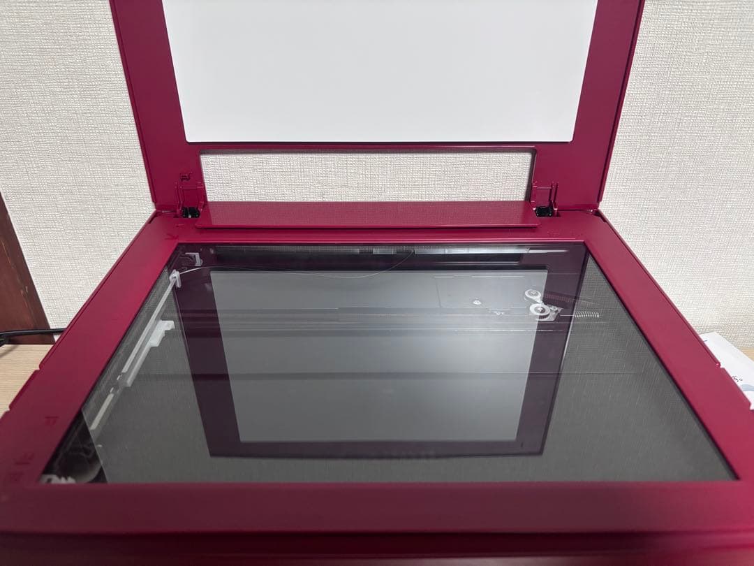 ほぼ新品　Canon TS8430 インクジェットプリンター レッド 動作品