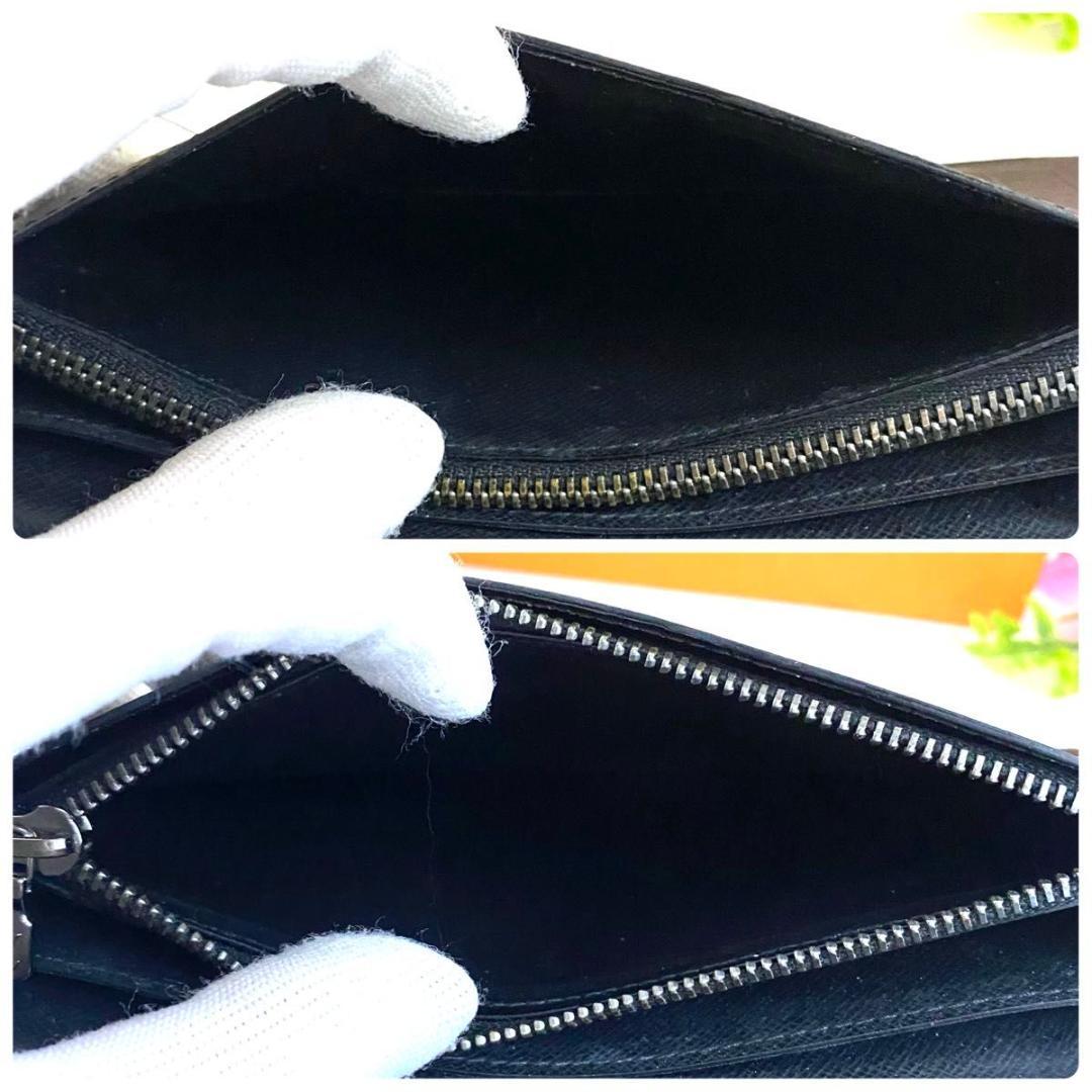 ルイ ヴィトン◎ポルトフォイユ ブラザ エクリプス モノグラム ブラック 長財布