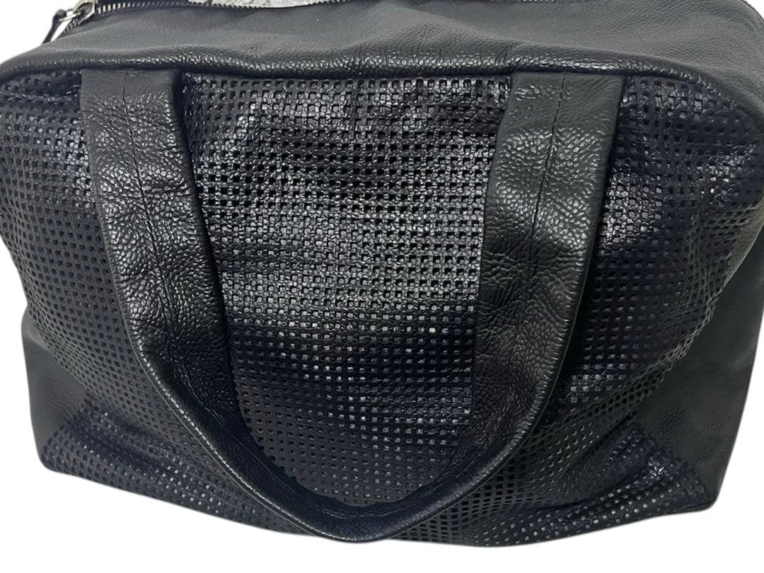 CHANEL キャビアスキン　バッグ　bagパンチング　ミニボストン　旅行カバン