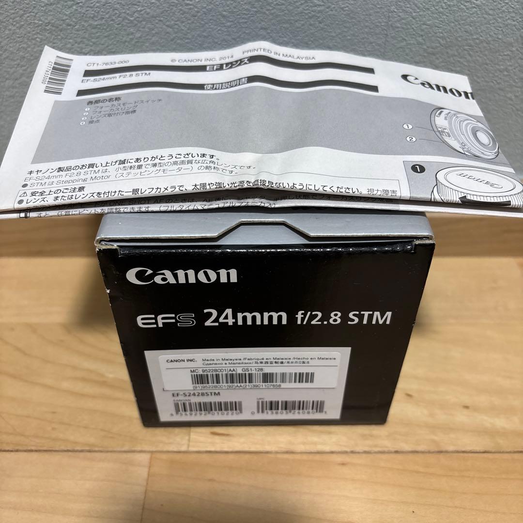 箱付 キヤノン Canon EF-S 24mm f/2.8 STM 単焦点レンズ