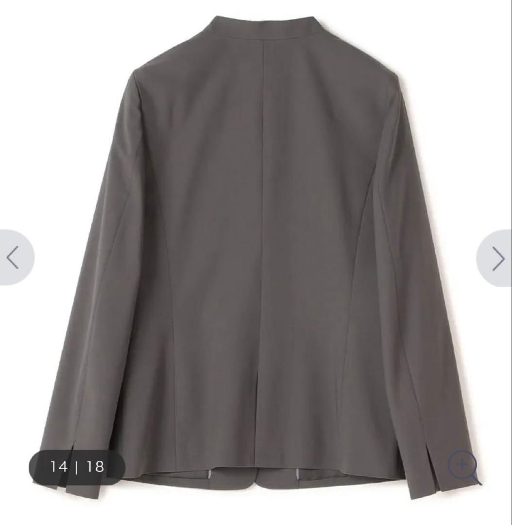 【限定値下げ】AOKI T/Rストレッチ ノーカラージャケット パンツセット7号