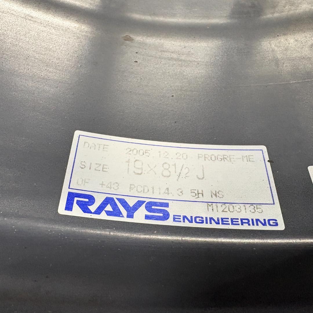 RAYS VOLKRACING PROGRESSIV ME 19×8.5J 鍛造
