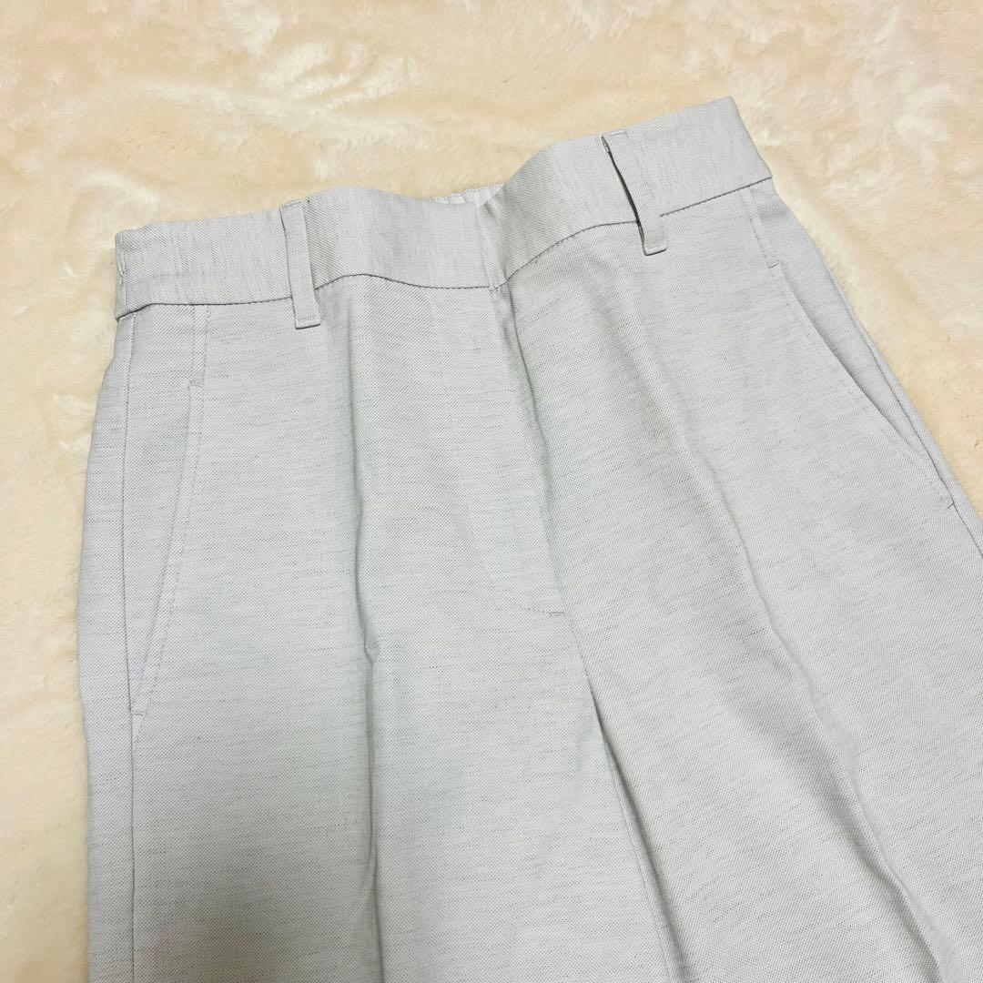 【極美品✨】プラステ　リネンブレンドカラーレスパンツセットアップ　ウォッシャブル
