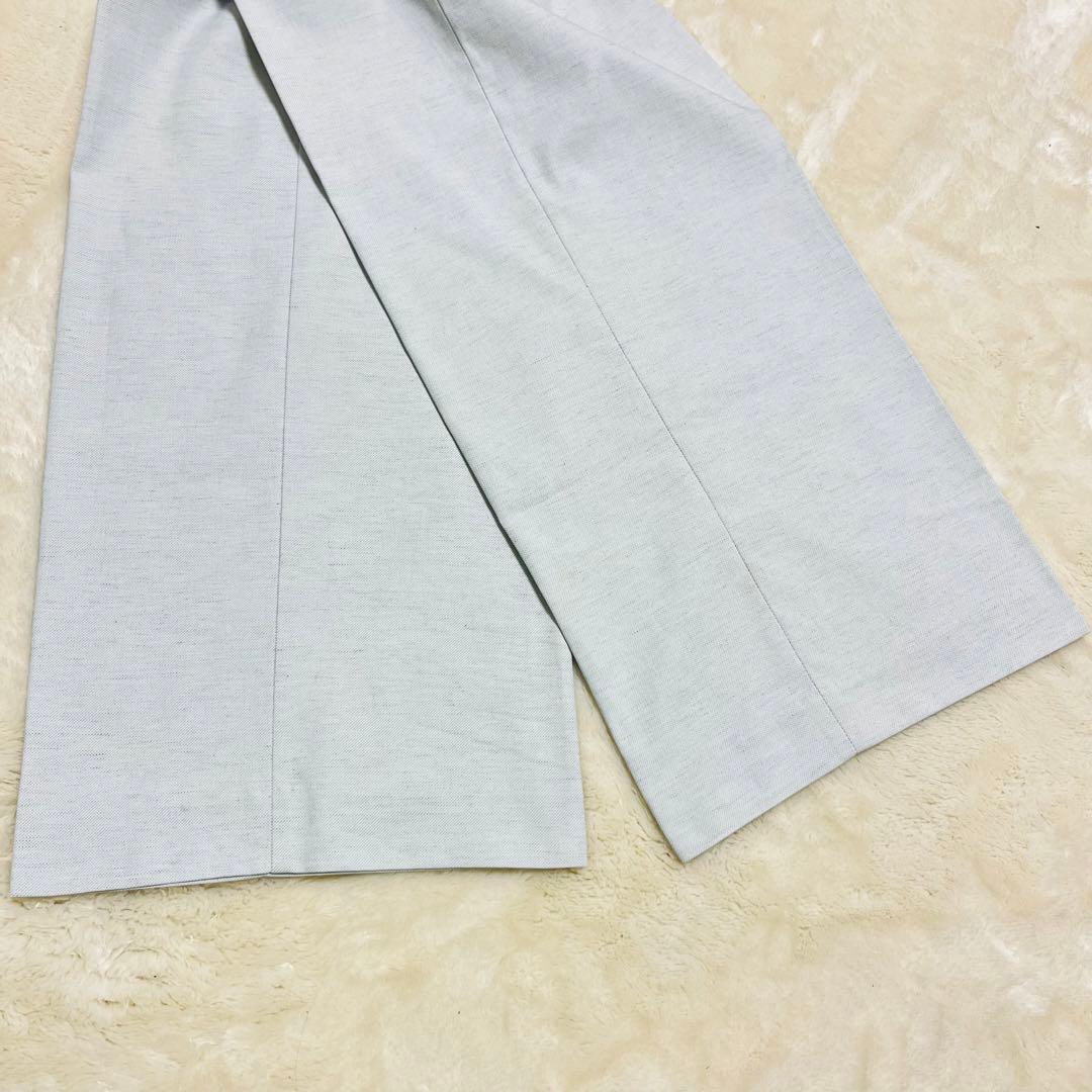 【極美品✨】プラステ　リネンブレンドカラーレスパンツセットアップ　ウォッシャブル